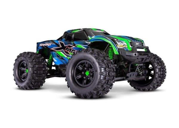 Traxxas 77096-4-GRN X-Maxx 4x4 VXL green 1/7 Monster-Truck RTR Brushless, w/o battery/charger 8S belted