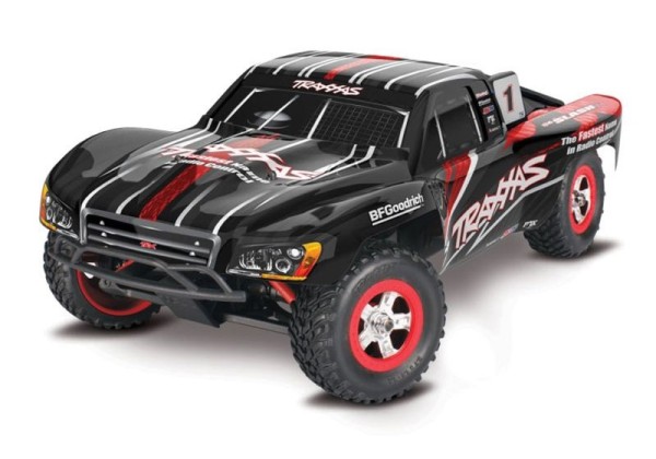 Traxxas 70054-8BLK Slash 4x4 black 1/16 Short-Course RTR Brushed, w battery/USB-Charger